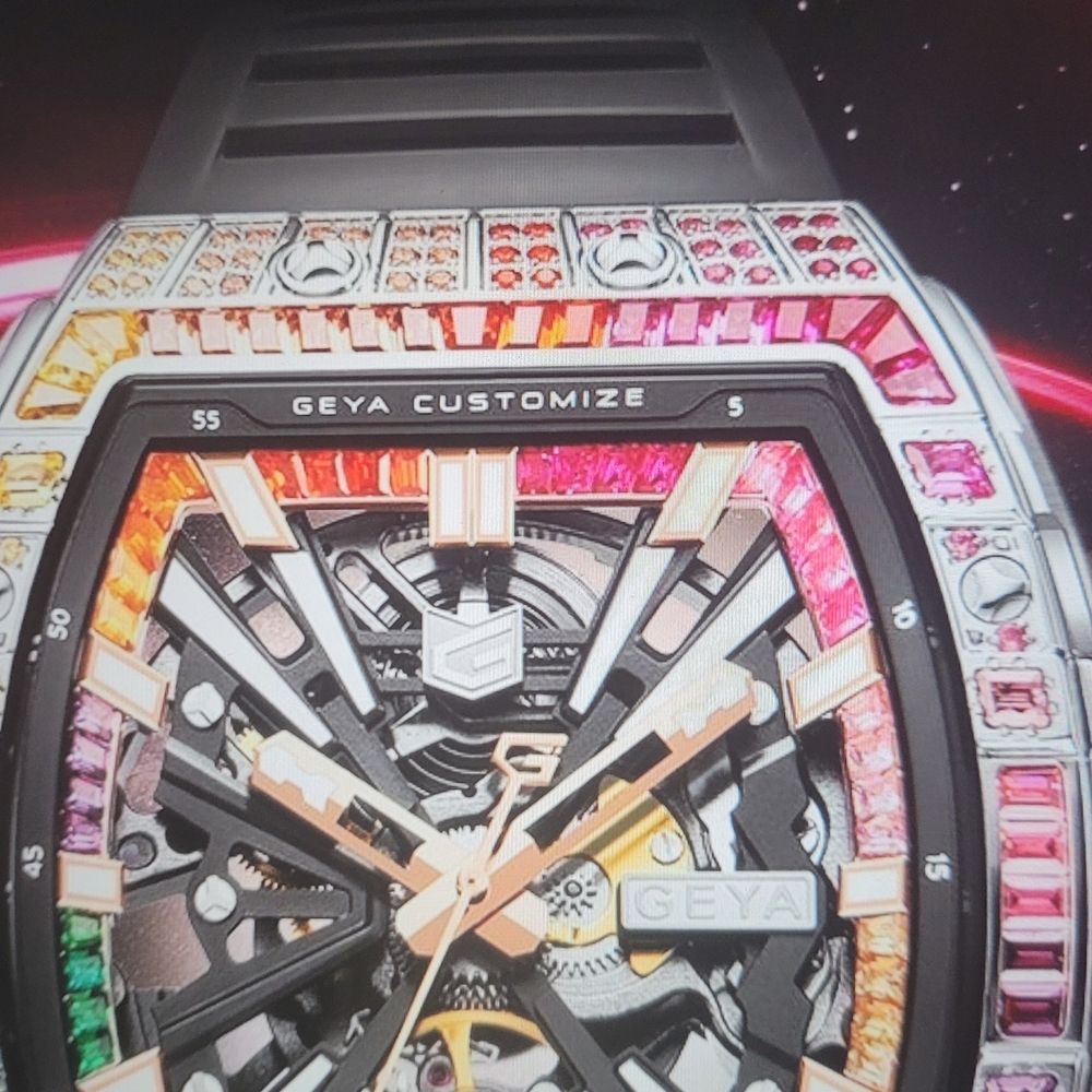 Customizable Wearable Watch - Black and Silver - Picture 4 of 4